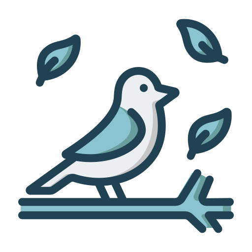oiseau Generic Blue Icône