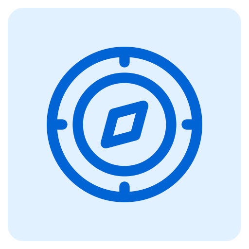 kompas Generic Square icoon