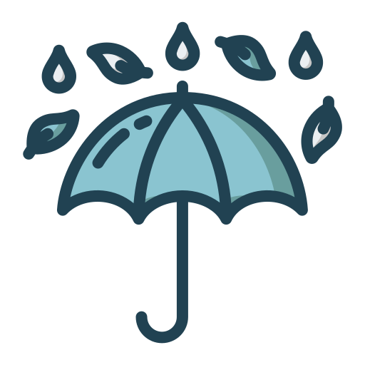 Umbrella Generic Blue icon