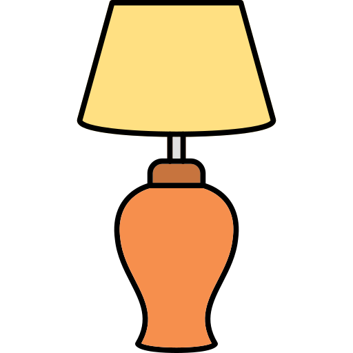 lámpara de mesa Generic Thin Outline Color icono