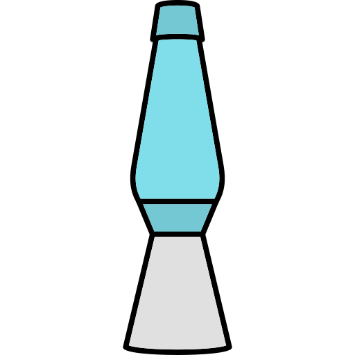 lampe à lave Generic Thin Outline Color Icône
