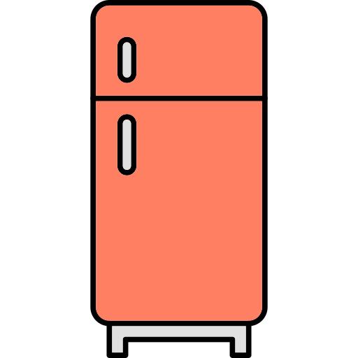 lodówka Generic Thin Outline Color ikona
