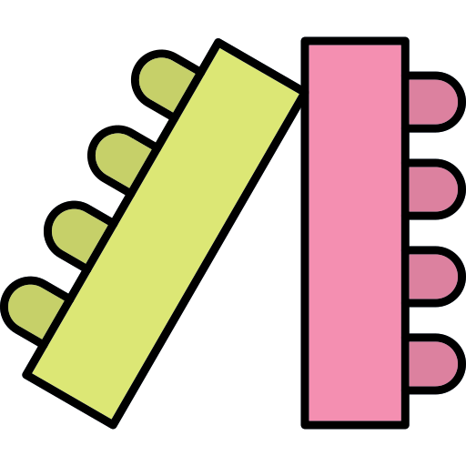 Blocks Generic Thin Outline Color icon