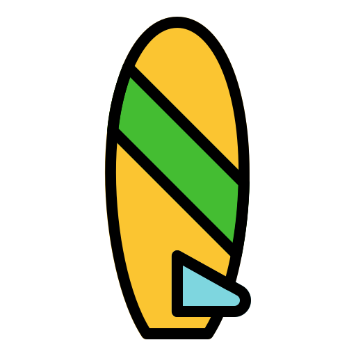 surfing Generic Outline Color ikona