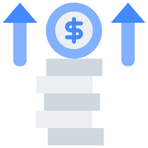 ingresos Generic Blue icono