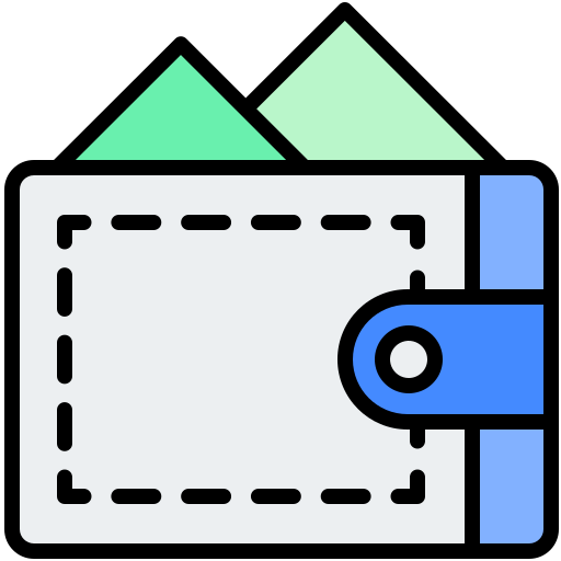 Wallet Generic Outline Color icon