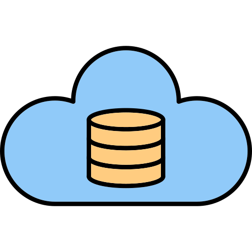 Backup Generic Thin Outline Color icon