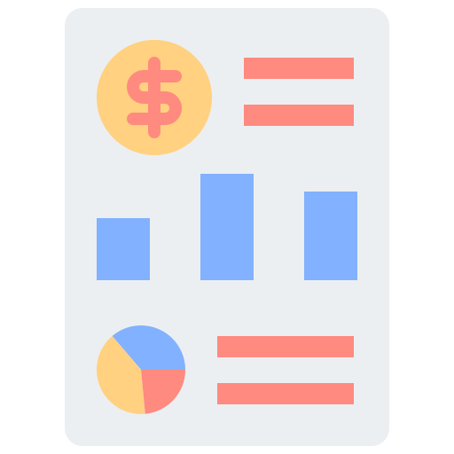 base de datos financiera Generic Flat icono