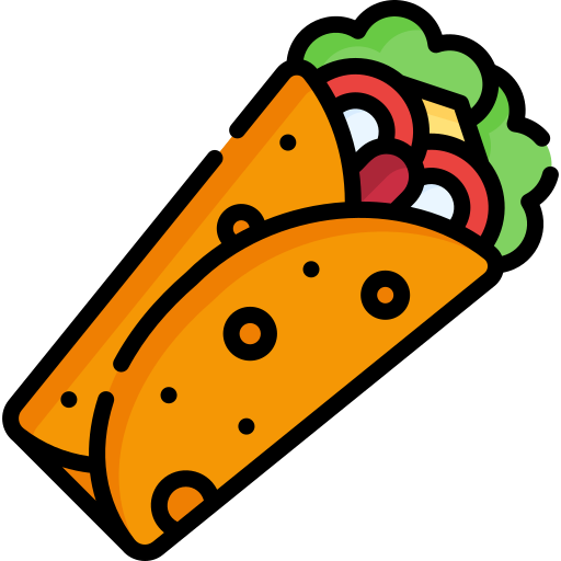 burrito Special Lineal color Ícone