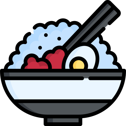 bol de arroz Special Lineal color icono