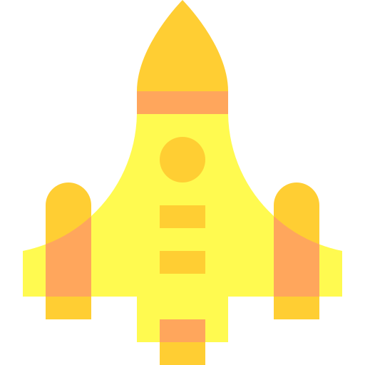 スペースシャトル Basic Sheer Flat icon