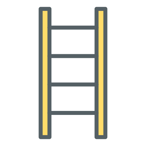 Ladder Dinosoft Lineal Color icon