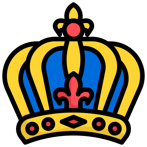 Crown Surang Lineal Color icon