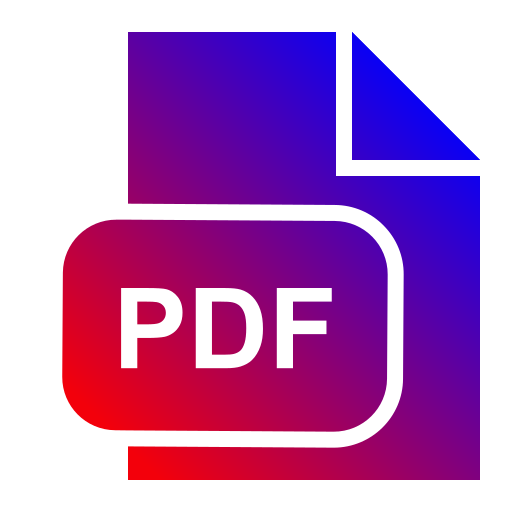 estensione pdf Generic Flat Gradient icona