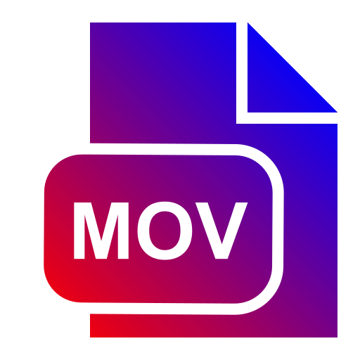 formato di file mov Generic Flat Gradient icona