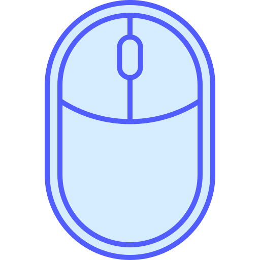 clicker do mouse Generic Blue Ícone
