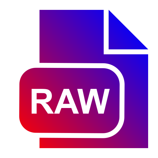 Raw extension Generic Flat Gradient icon