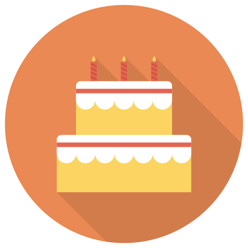 torta di compleanno Dinosoft Circular icona
