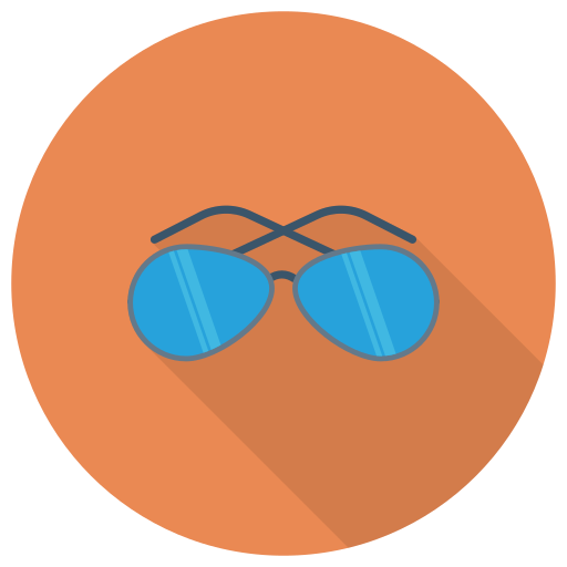 Sunglasses Dinosoft Circular icon