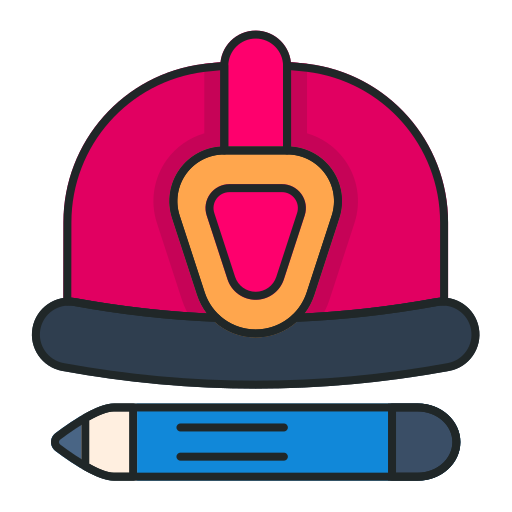 Helmets Generic Outline Color icon
