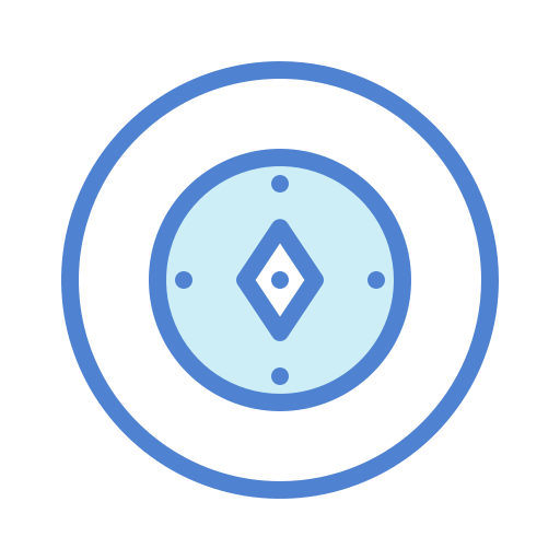 나침반 Generic Blue icon