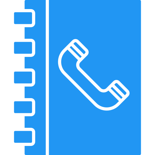 libreta de contactos Generic Flat icono
