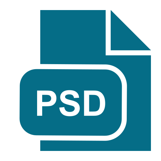 Psd extension Generic Blue icon
