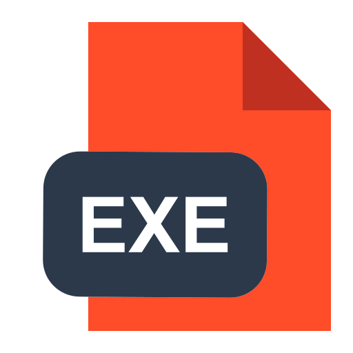 exe-extensie Generic Flat icoon