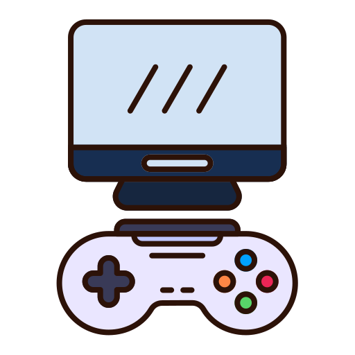 Video games Generic Outline Color icon