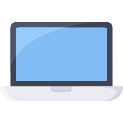 ordenador portátil Generic Flat icono