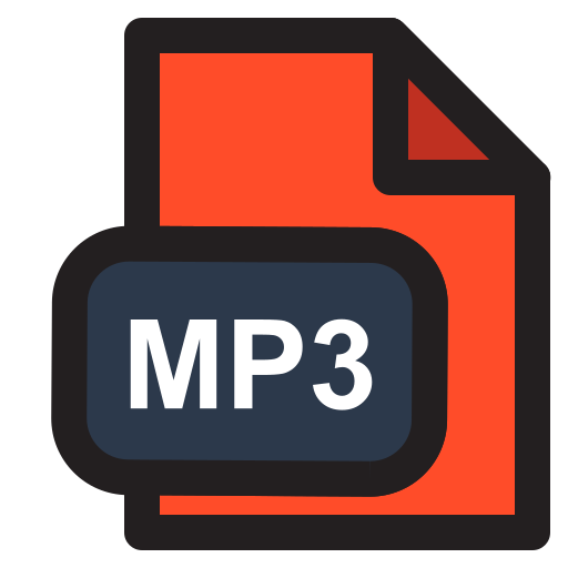 mp3-extensie Generic Outline Color icoon