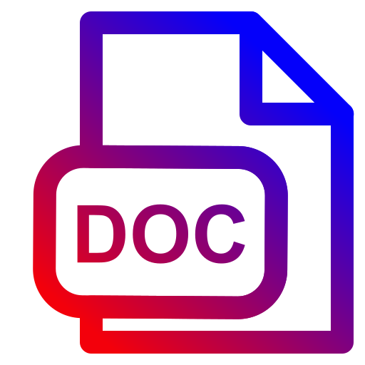 doc-bestandsindeling Generic Gradient icoon