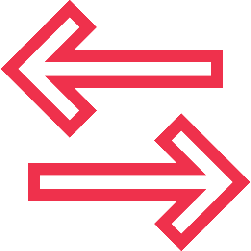 Left and right arrows Generic Simple Colors icon