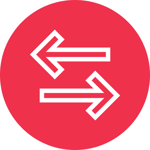左右の矢印 Generic Flat icon