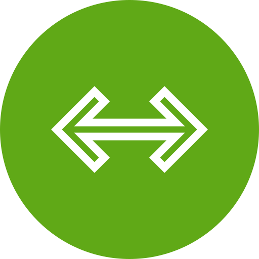 左右の矢印 Generic Flat icon