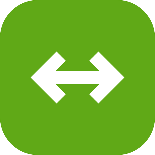 Left and right arrows Generic Flat icon