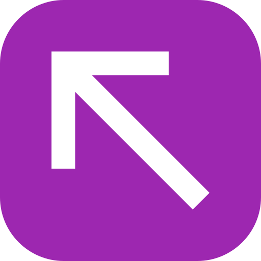 左上矢印 Generic Flat icon