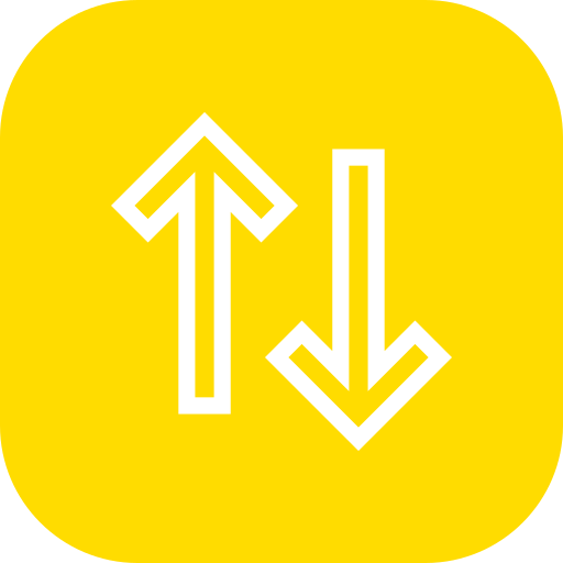 Up and down arrows Generic Flat icon