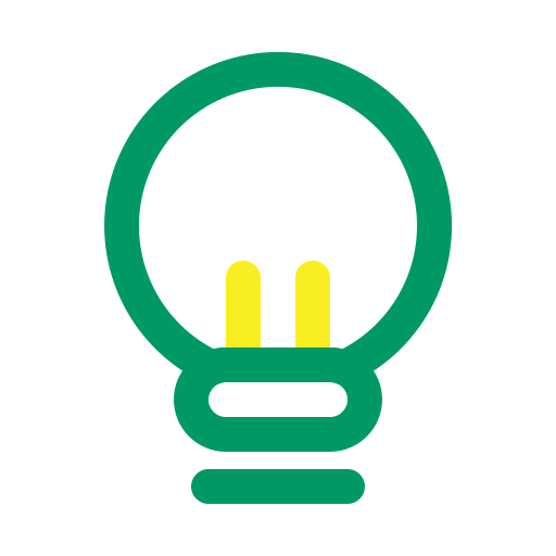 電球 Generic Outline Color icon