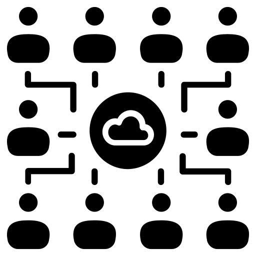 télétravail Generic Glyph Icône