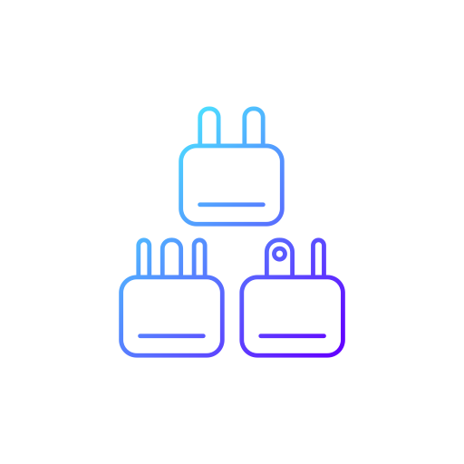 アダプタ Generic Gradient icon