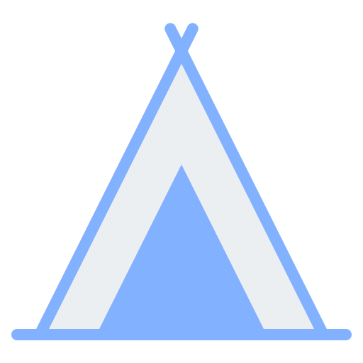 camping Generic Blue icon