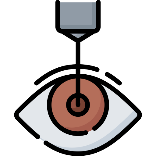 cirujía de ojo Special Lineal color icono