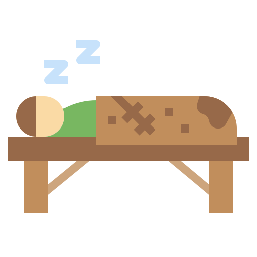 Sleeping Surang Flat icon