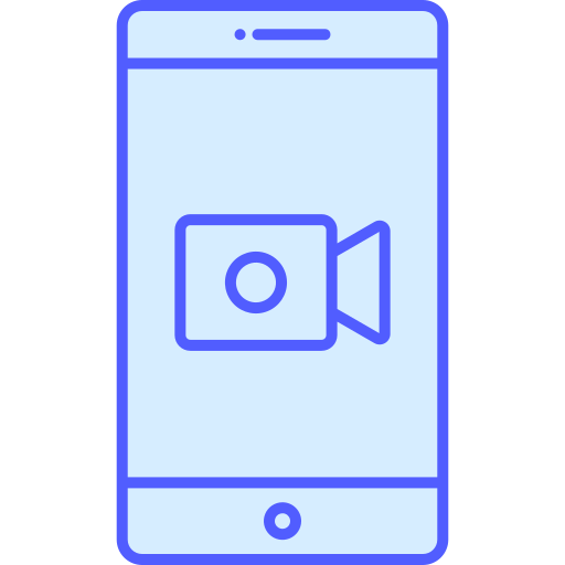 ビデオ通話 Generic Blue icon