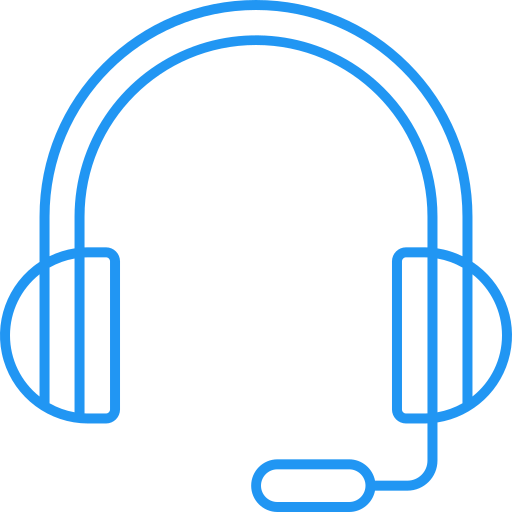 Headset Generic Simple Colors icon