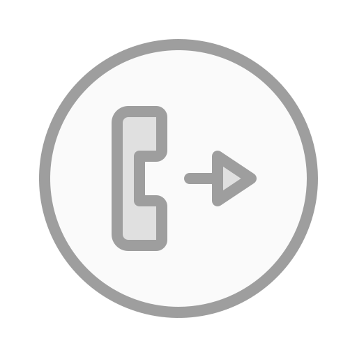発信通話 Generic Grey icon