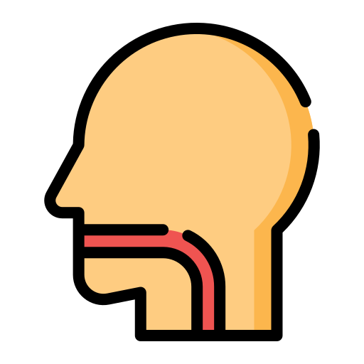 Throat Generic Outline Color icon