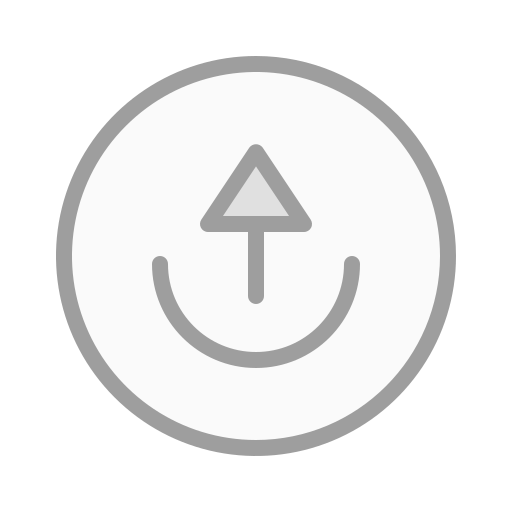 Upload Generic Grey icon