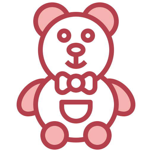 urso teddy Surang Red Ícone